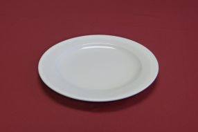 Lubiana blanche | Assiette 12 pouces