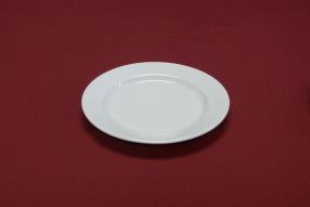 Lubiana blanche | Assiette à soupe 9 pouces